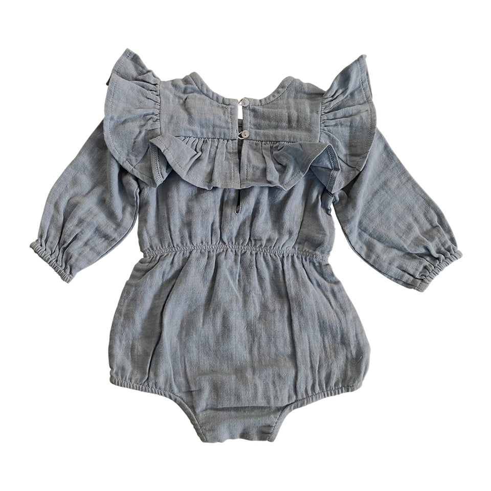 Evelyn Romper - French Blue
