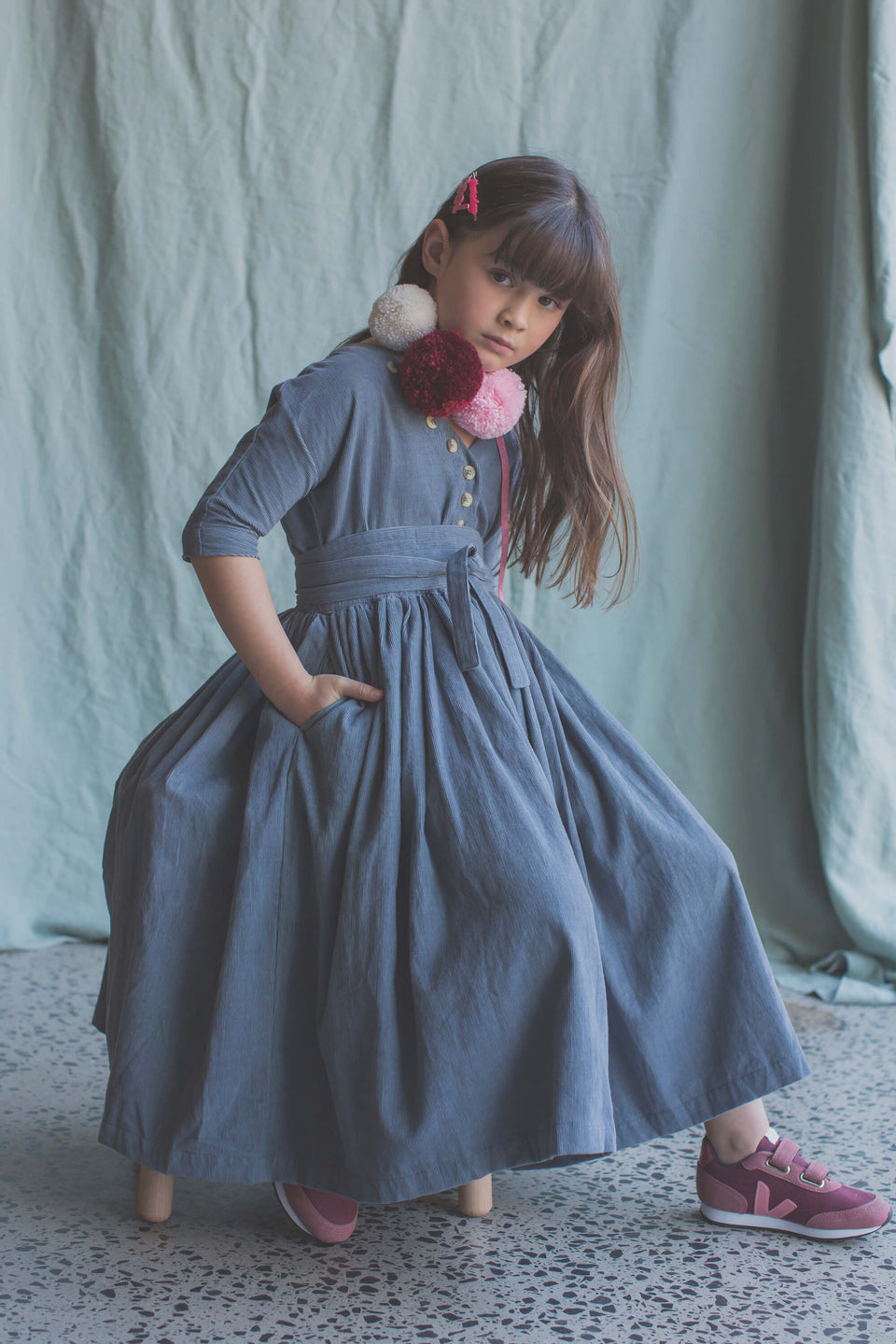 Layne Dress - Bluemoon