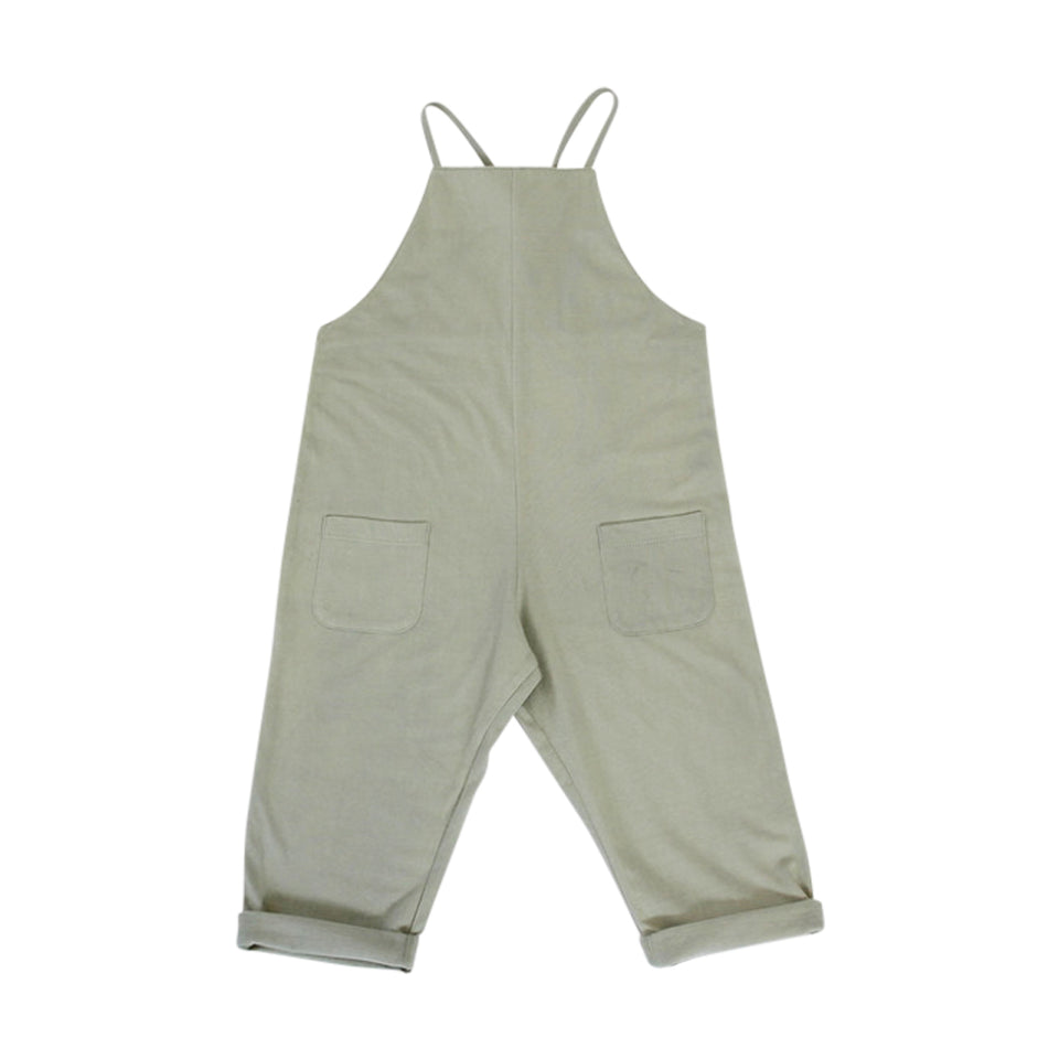 BABY SLOUCHIE OVERALLS - SAGE – Feather Drum