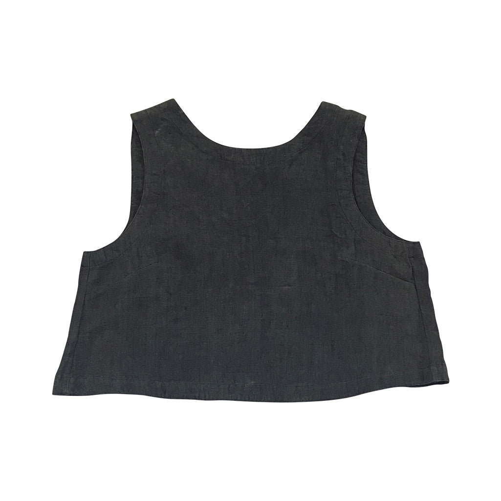 Bec Shell Top - Gunmetal – Feather Drum