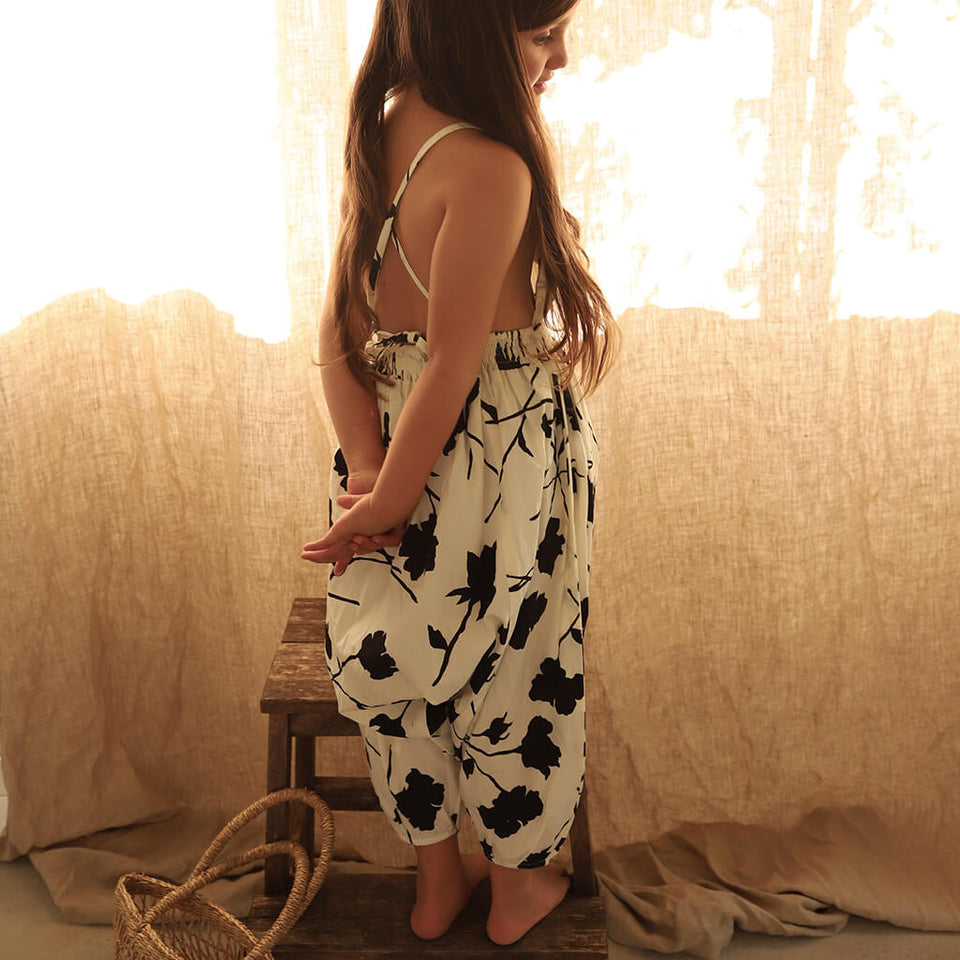 Harem Jumpsuit - Nocturnal Bloom