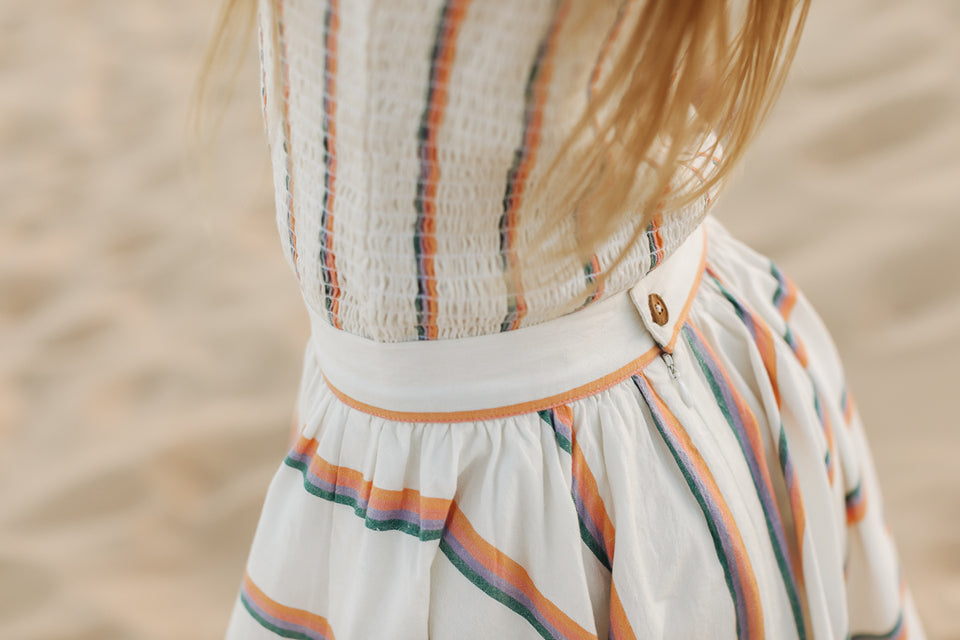 Willow Swing Skirt - Rainbow Stripe